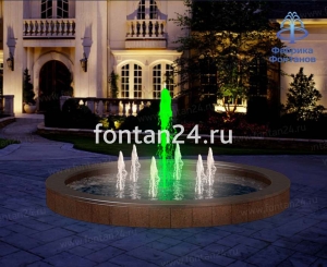 Уличный фонтан "Пенный средний" ø=4 м