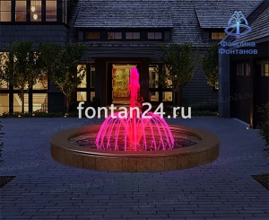 Фонтан для парка "Вулкан средний" ø=3 м