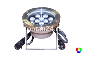 Подводный светодиодный прожектор (LED) 12 диодов, 25°, 12V.DC-RGBW Подводный светодиодный прожектор (LED) 12 диодов, 25°, 12V.DC-RGBW