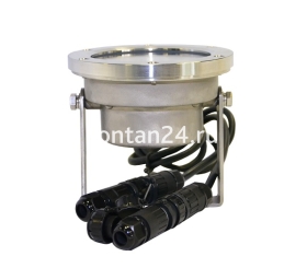 Подводный светодиодный прожектор (LED) 9 диодов, 45°, 12V.DC, холодный белый Подводный светодиодный прожектор (LED) 9 диодов, 45°, 12V.DC, холодный белый