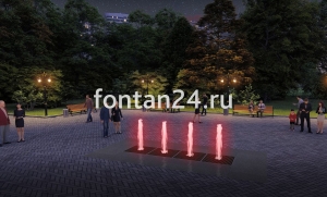 Фонтан для парка "Вектор" 4x1 м
