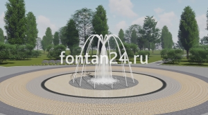 Фонтан для города "Гармония" ø=3 м