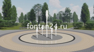 Фонтан для парка "Ария" ø=3 м