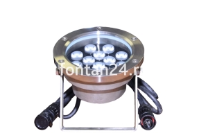 Подводный светодиодный (LED) прожектор 12 диодов, 25°, 12V.DC-теплый белый Подводный светодиодный (LED) прожектор 12 диодов, 25°, 12V.DC-теплый белый